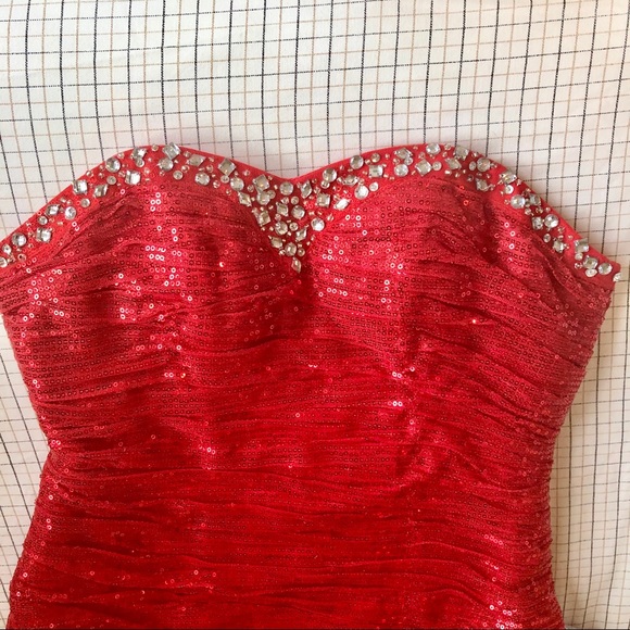 Sequin Sweetheart Mini Dress - Picture 2 of 5